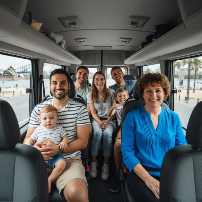 Mini bus group travel Sydney