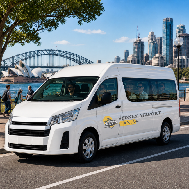 Maxi Cab Sydney exterior clean professional vehicle